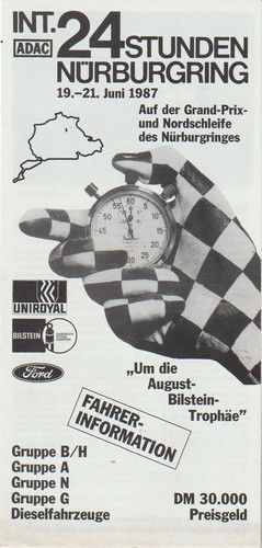 Flyer nürburgring 24h renn - flyer,