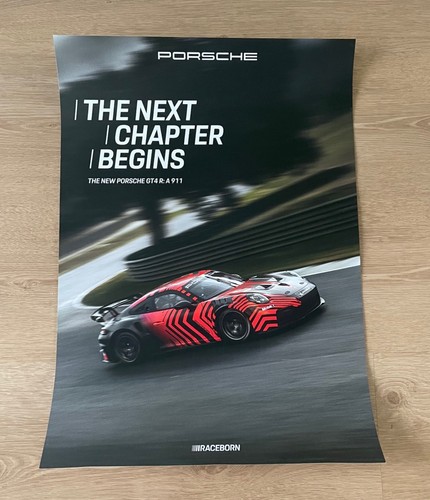 Porsche 911 gt4 poster - porsche,